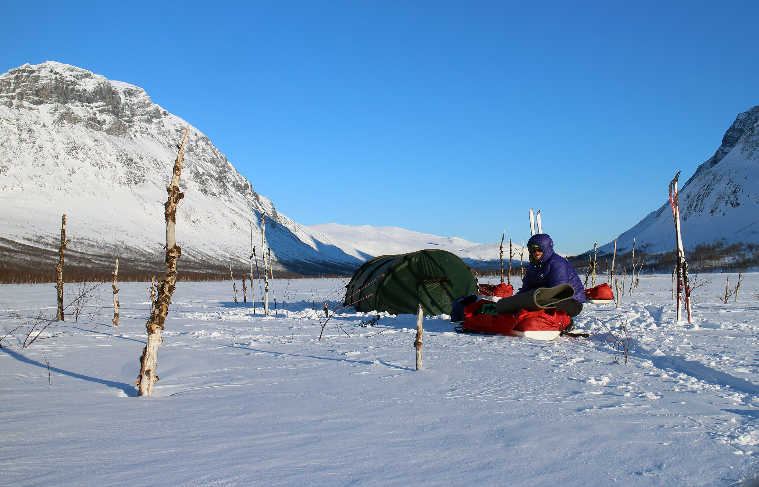 På tur i Sarek 2015