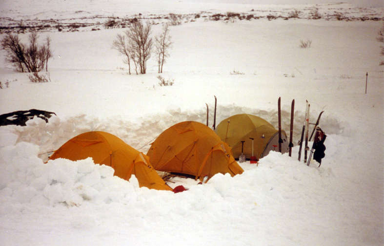 Ski trip in Sarek 2003