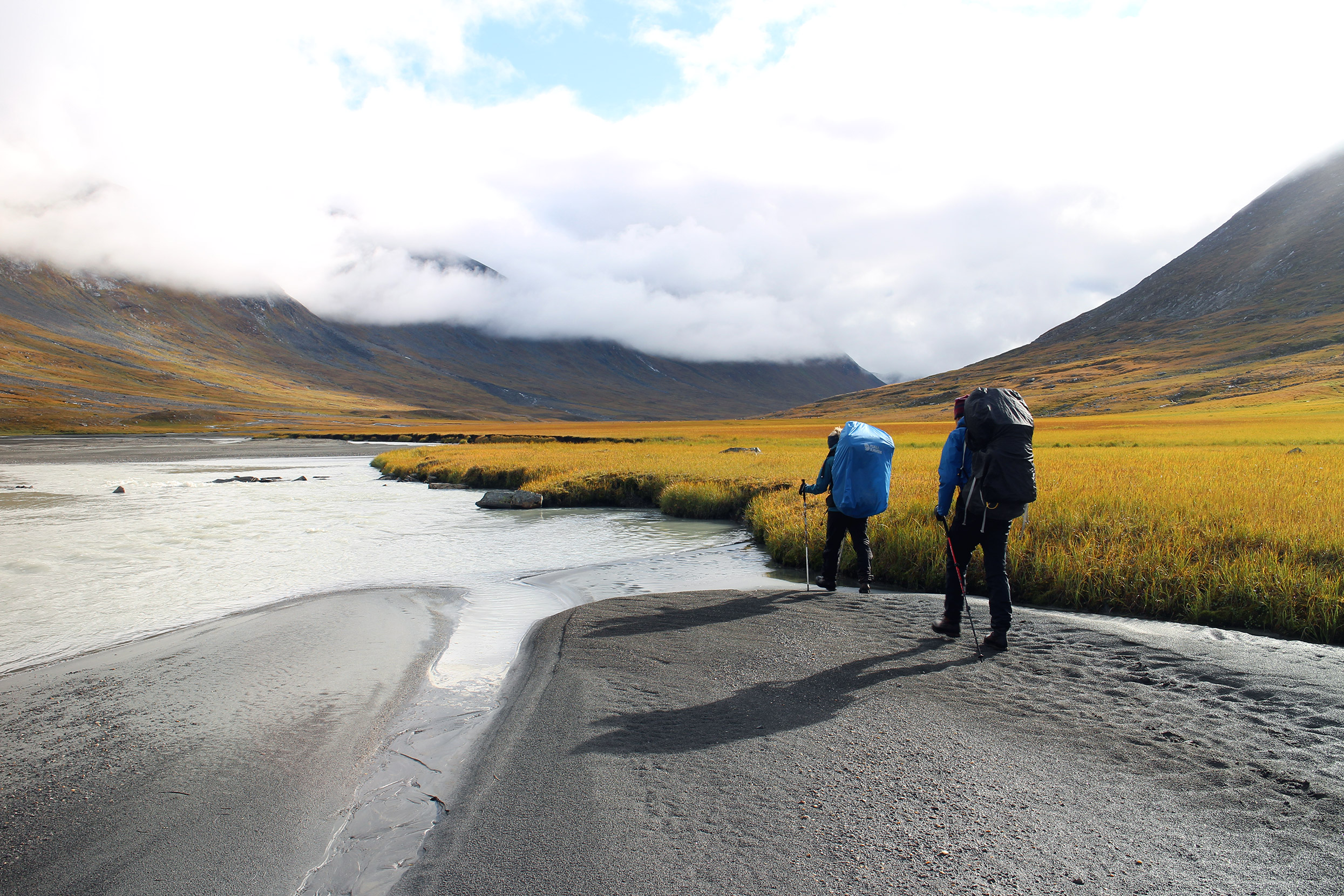 Bröllopsvandring i Sarek 2017